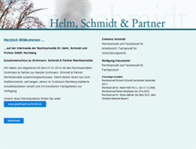 Tablet Screenshot of helm-partner.de